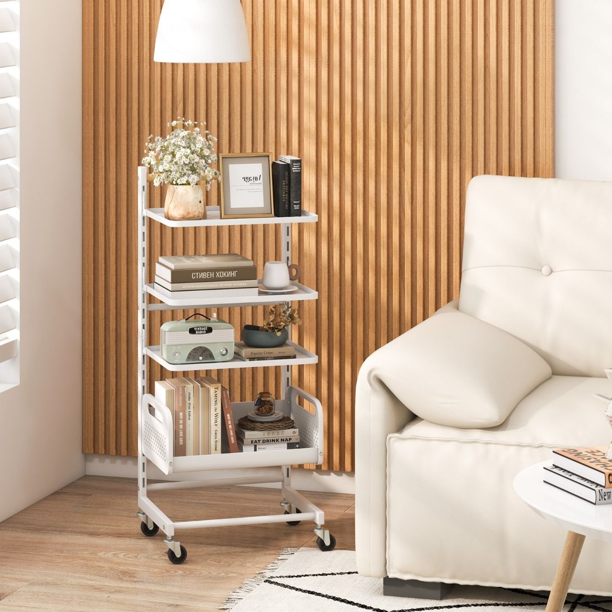 Elina køkkenreol med hjul