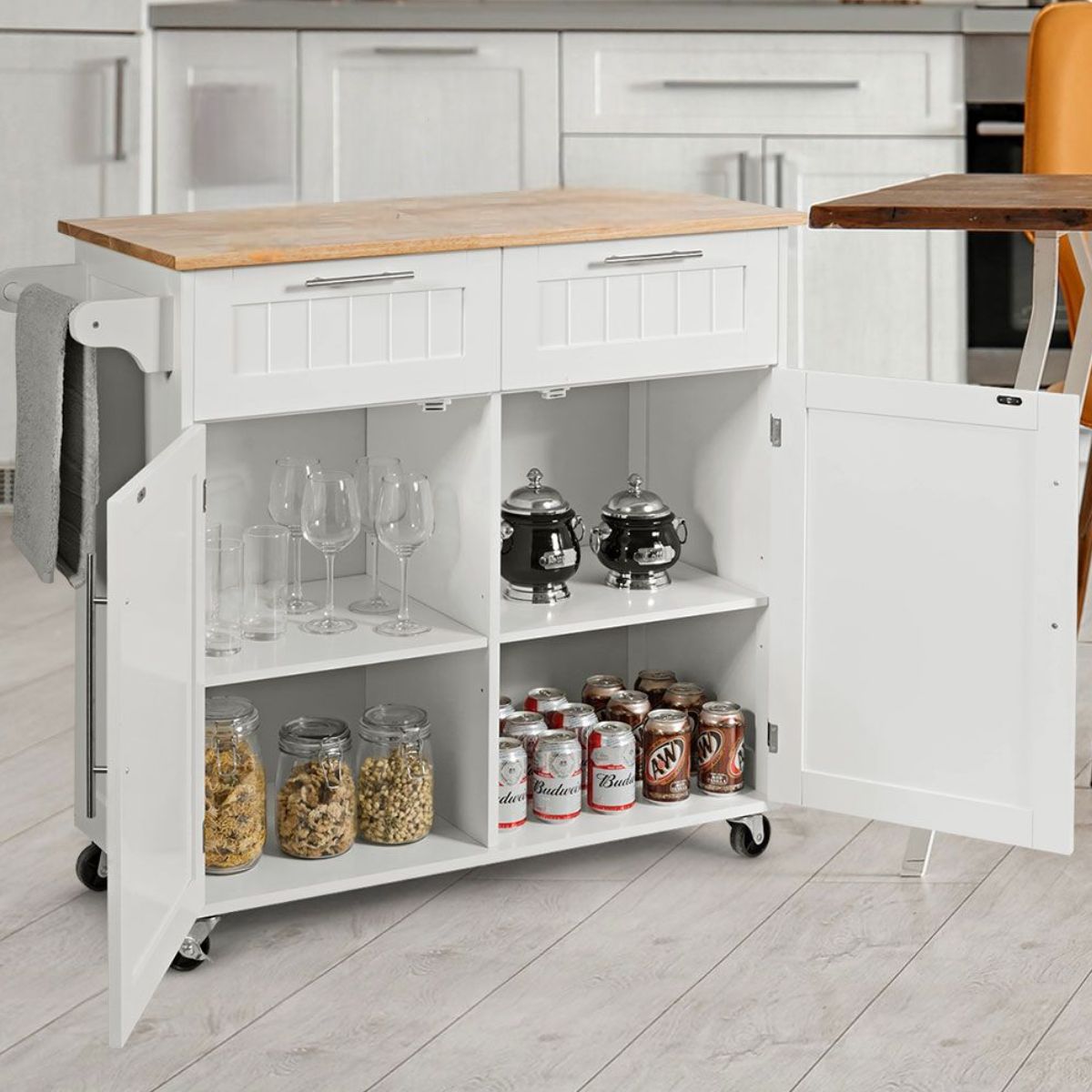 Alva køkkenreol med hjul