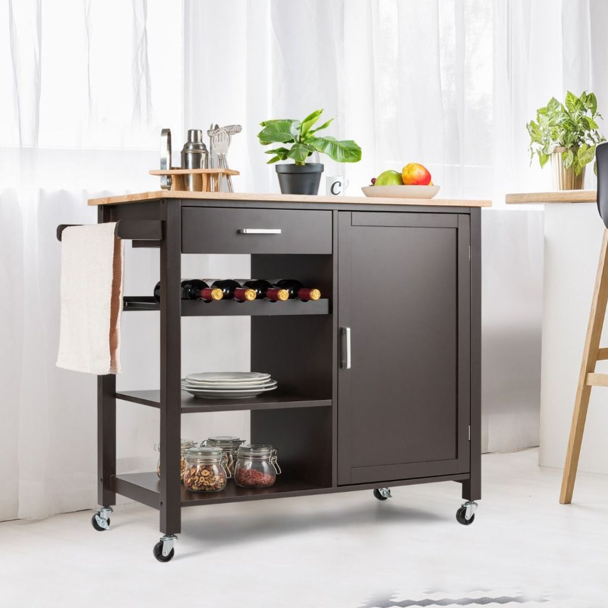 Ruth køkkenreol med hjul