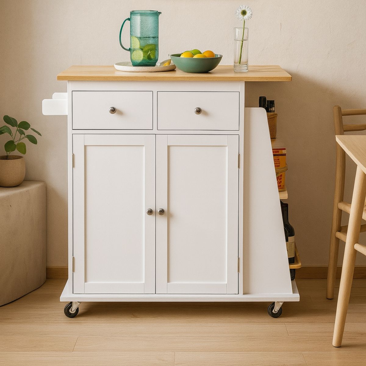 Vola køkkenreol med hjul