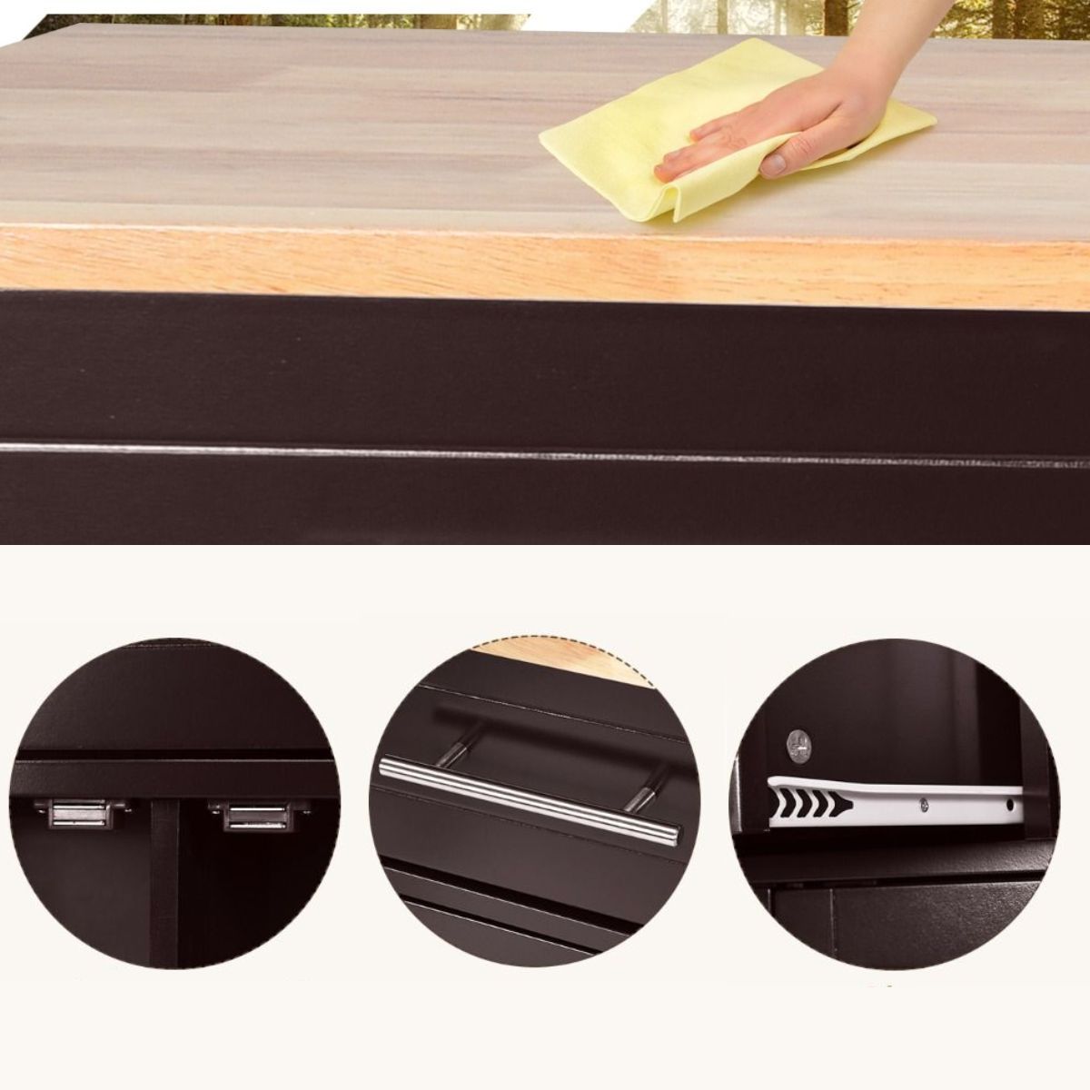 Petra køkkenreol med hjul