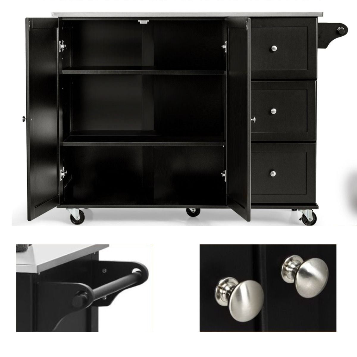 Maja køkkenreol med hjul