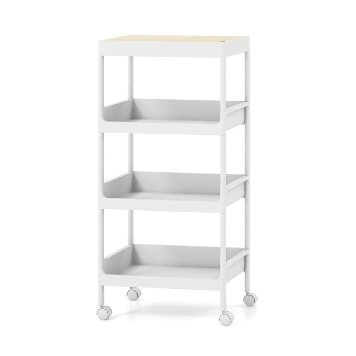 Fnug køkkenreol med hjul