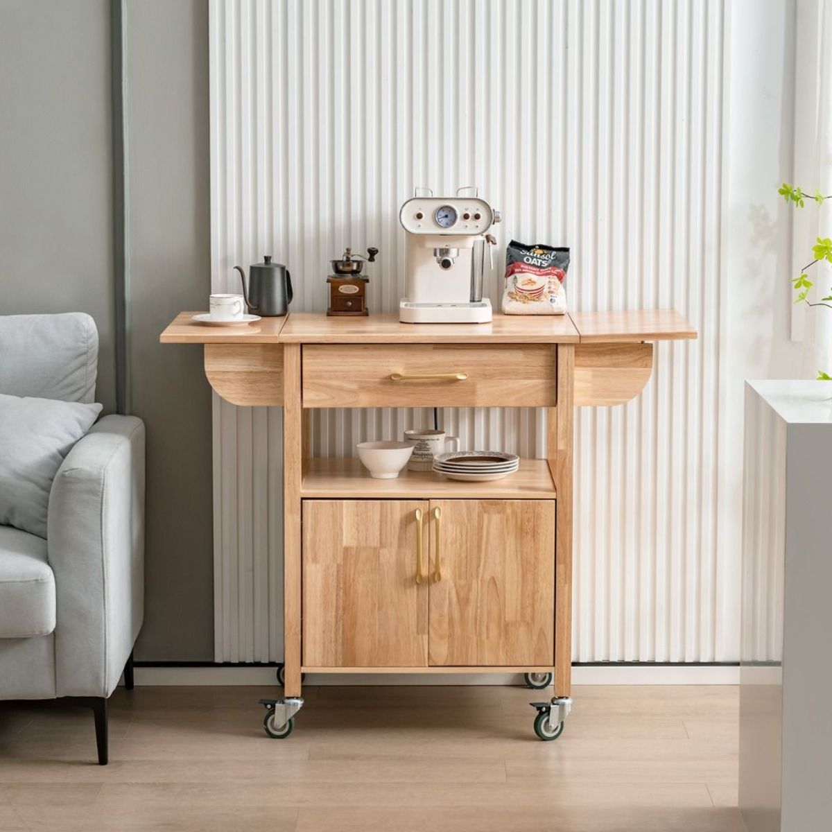 Selma køkkenreol med hjul