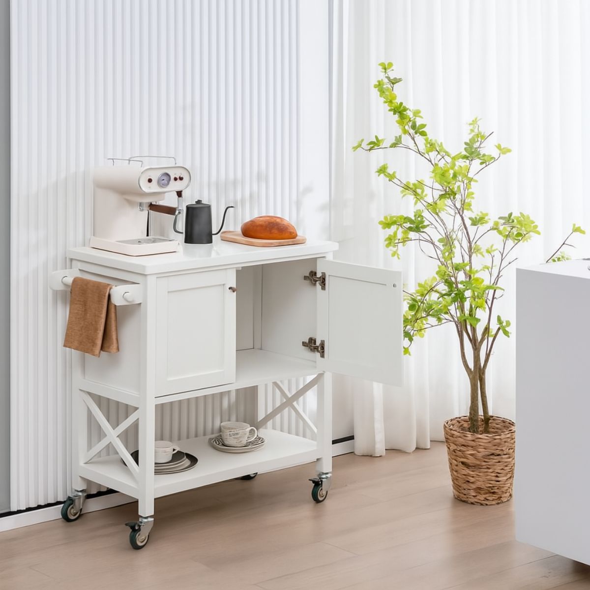 Olivia køkkenreol med hjul