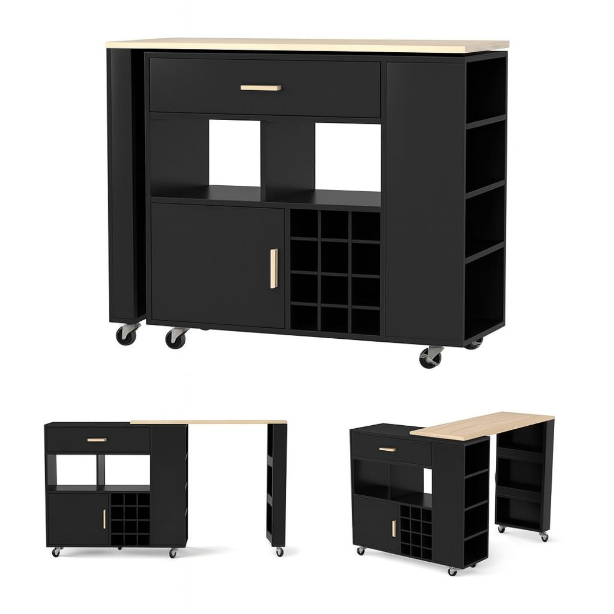 Mola køkkenreol med hjul