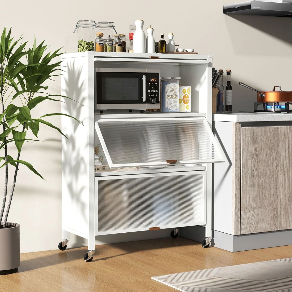 Vilo køkkenreol med hjul