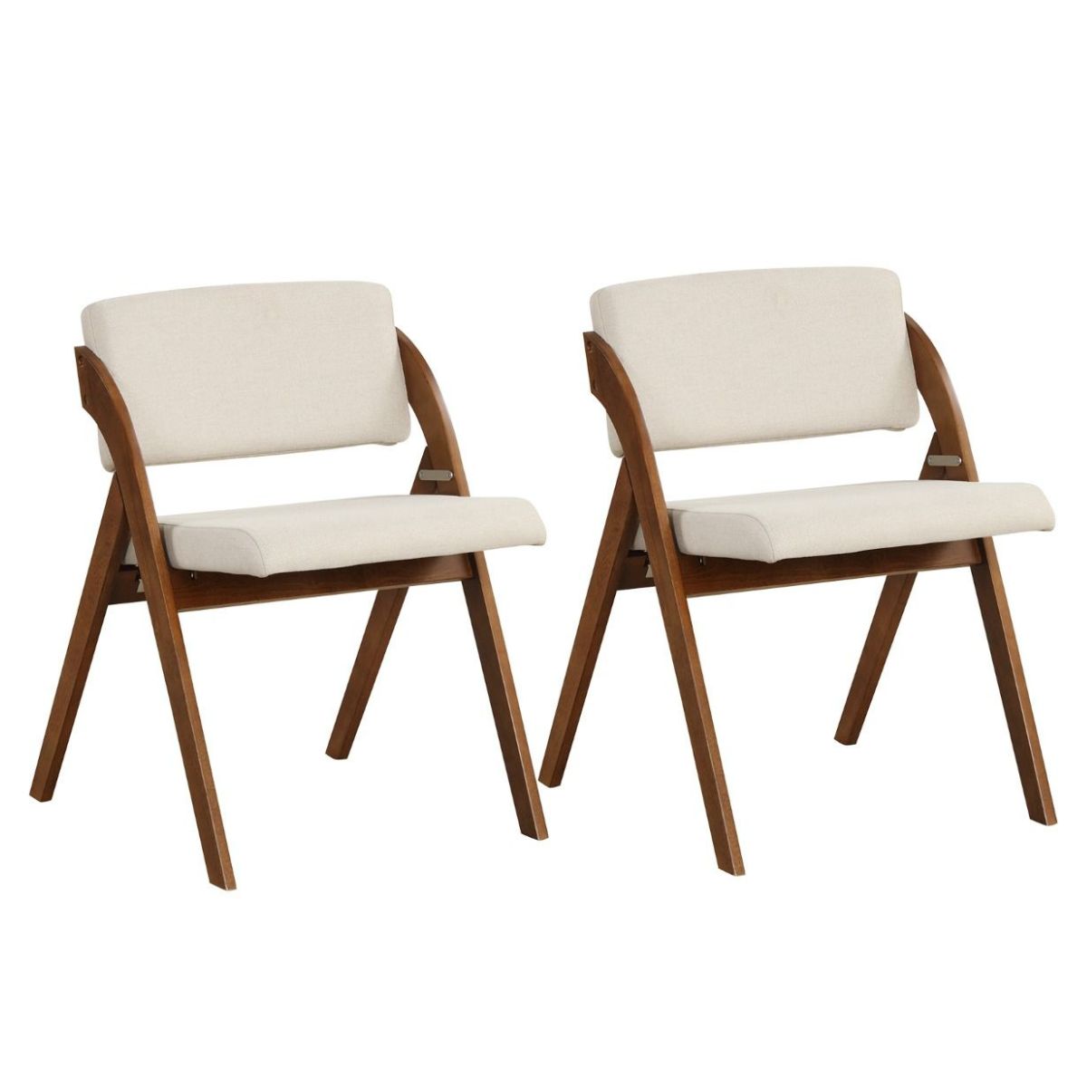 Liv spisebordsstol | Mørkt træ, 2 stk