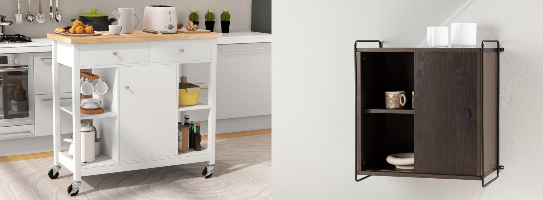 Køkkenreoler til små køkkener: Maksimer pladsen uden at fylde