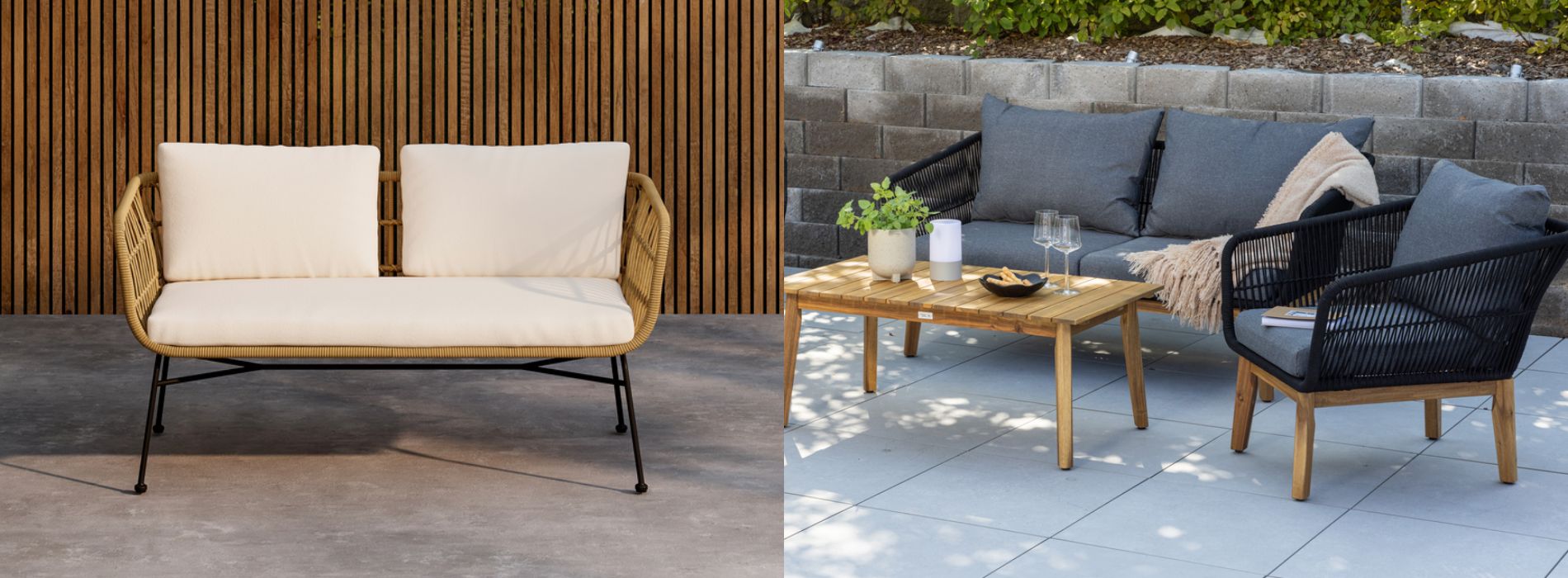 Sådan indretter du terrassen med havemøbler: 10 tips til flot terrasse