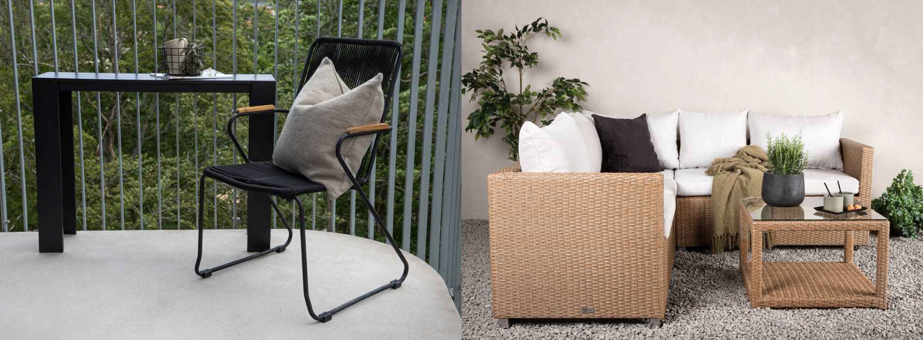 Havemøbler til små haver og altaner: 6 pladsbesparende løsninger