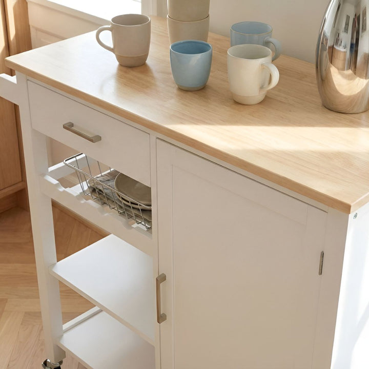 Cecilie køkkenreol med hjul